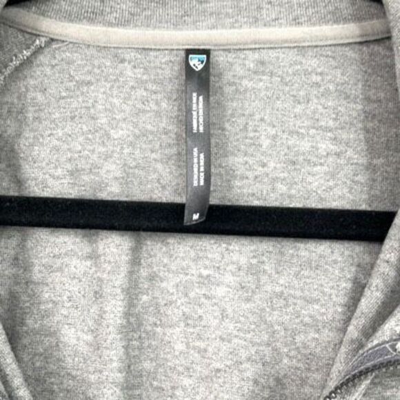 Kuhl Heather Gray Full Zip Organic Cotton Thumbhole Brava Hoody Medium - Picture 2 of 11